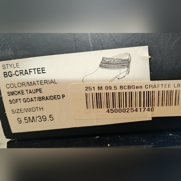 BCBG generation Craftee booties 9.5M new in box - Picture 6 of 7